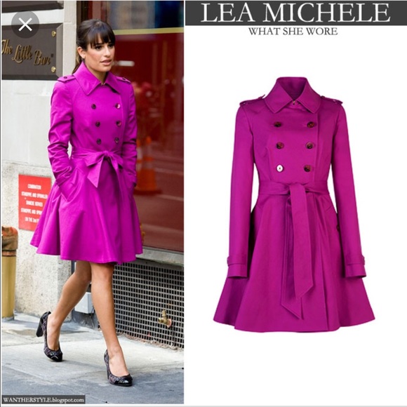 ted baker fuschia coat